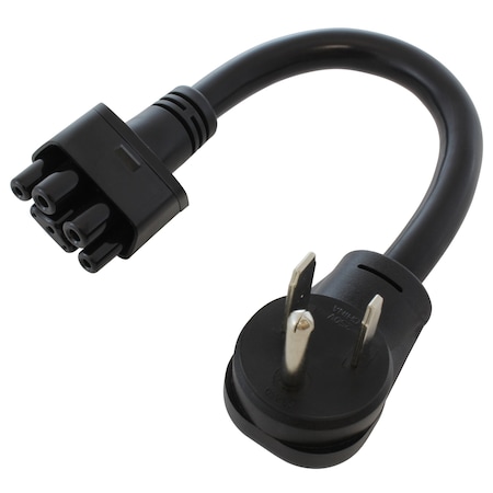 Ac Works 32A Gen 2 EV Charging NEMA 6-50 Adapter For Gen. II Tesla Mobile Connector G2EV650PT-32A